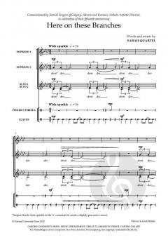 Here On These Branches von Sarah Quartel (Download) 