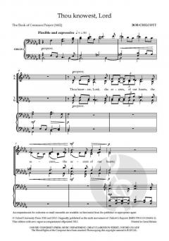 Thou Knowest, Lord von Bob Chilcott (Download) 