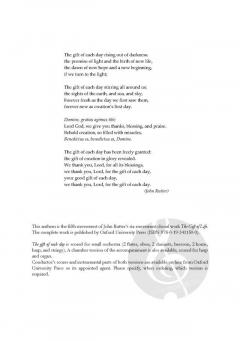 The gift of each day von John Rutter (Download) 