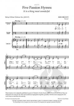 Five Passion Hymns von Bob Chilcott (Download) 