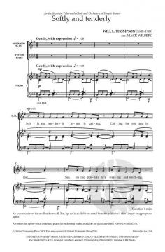 Softly and tenderly von Will L. Thompson (Download) 