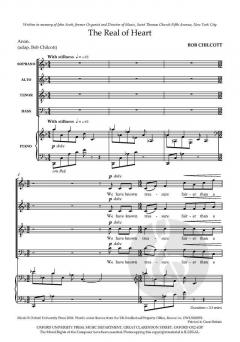 The Real of Heart von Bob Chilcott (Download) 