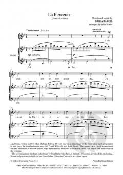 La Berceuse von Barbara Bell (Download) 