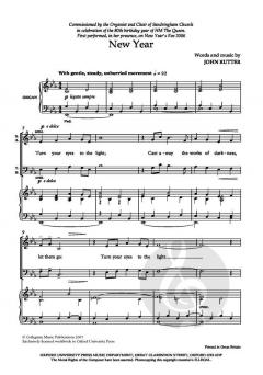 New Year von John Rutter (Download) 