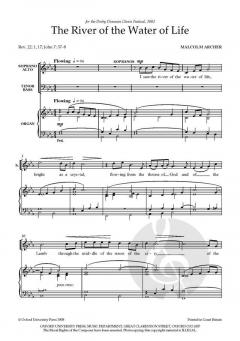 The River Of The Water Of Life von Malcolm Archer (Download) 