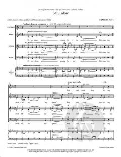 Balulalow von Francis Pott (Download) 