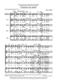Christus est stella von Will Todd (Download) 