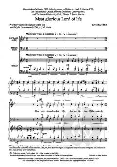 Most glorious Lord of life von John Rutter (Download) 