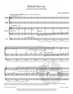 Behold New Joy: Ancient Carols of Christmas von Shawn Kirchner (Download) 