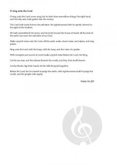 O sing unto the Lord von Cecilia McDowall (Download) 