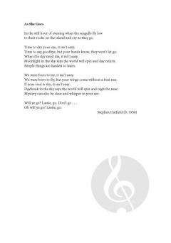 As She Goes von Stephen Hatfield (Download) 