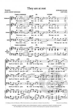 They Are At Rest von Edward Elgar (Download) 