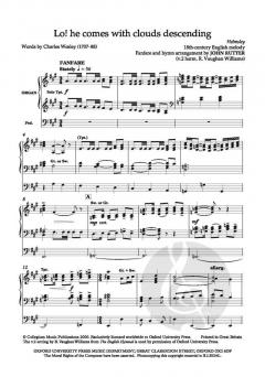 Lo! he comes with clouds descending von John Rutter (Download) 