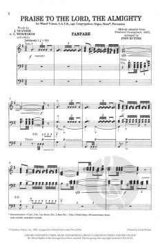 Praise To The Lord, The Almighty von John Rutter (Download) 