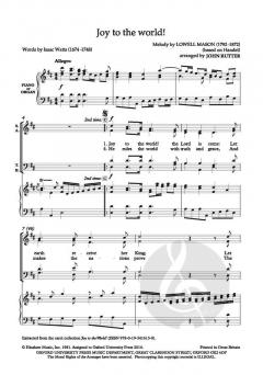 Joy To The World! von John Rutter (Download) 