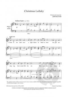 Christmas Lullaby von John Rutter (Download) 