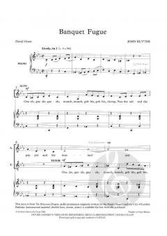 Banquet Fugue von John Rutter (Download) 