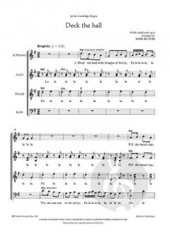 Deck The Hall von John Rutter (Download) 