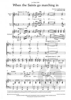 When The Saints Go Marching In von John Rutter (Download) 