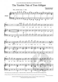 The Terrible Tale of Tom Gilligan von John Rutter (Download) 