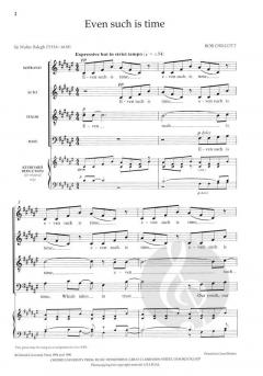 Even such is time von Bob Chilcott (Download) 