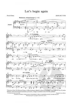Let's Begin Again von John Rutter (Download) 