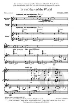 In The heart Of The world von Bob Chilcott (Download) 