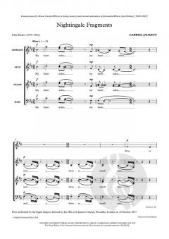 Nightingale Fragments von Gabriel Jackson (Download) 