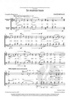 In manus tuas von David Bednall (Download) 