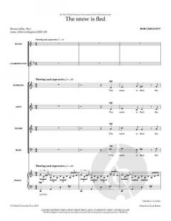 The snow is fled von Bob Chilcott (Download) 