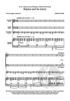 Rejoice And Be Merry von John Rutter (Download) 