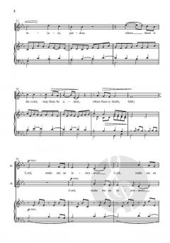 Lord, Make Me An Instrument Of Thy Peace von Jonathan Willcocks (Download) 