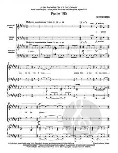 Psalm 150 von John Rutter (Download) 