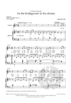As the bridegroom to his chosen von John Rutter (Download) 