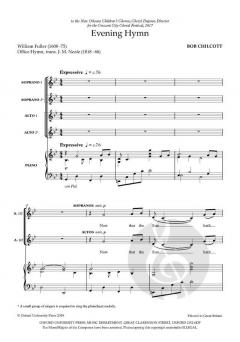 Evening Hymn von Bob Chilcott (Download) 