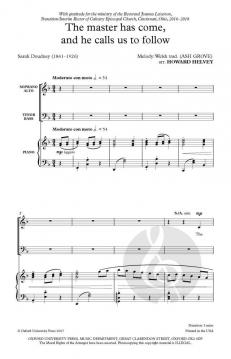 The master has come, and he calls us to follow von Howard Helvey (Download) 