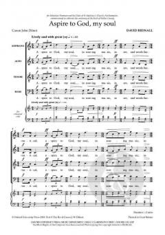 Aspire to God, my soul von David Bednall (Download) 