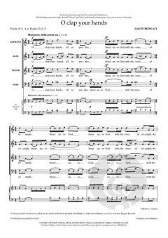 O clap your hands von David Bednall (Download) 