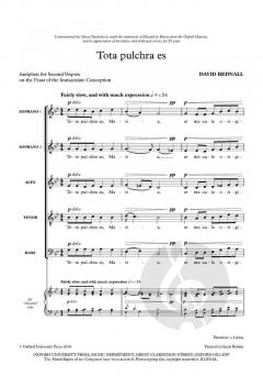 Tota pulchra es von David Bednall (Download) 