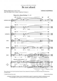Be not afeard von Cecilia McDowall (Download) 