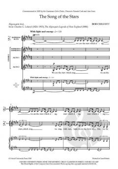 The Song Of The Stars von Bob Chilcott (Download) 