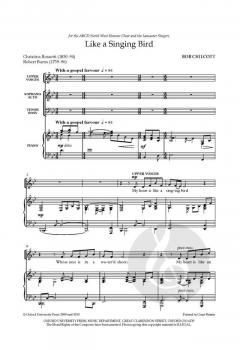 Like A Singing Bird von Bob Chilcott (Download) 