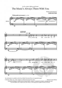 The Music's Always There With You von John Rutter (Download) 
