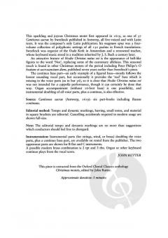 Hodie Christus natus est von Jan Pieter Sweelinck (Download) 