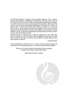 Verleih uns Frieden von Felix Mendelssohn Bartholdy (Download) 