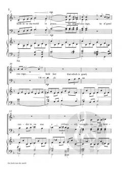 Go forth into the world in peace von John Rutter (Download) 