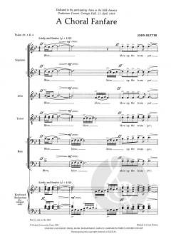 A Choral Fanfare von John Rutter (Download) 