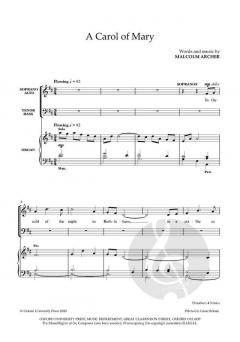 A Carol of Mary von Malcolm Archer (Download) 