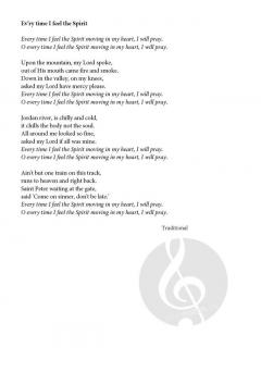 Ev'ry time I feel the Spirit von Bob Chilcott (Download) 