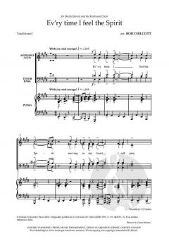 Ev'ry time I feel the Spirit von Bob Chilcott (Download) 